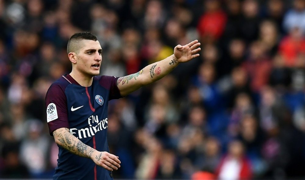 Verratti could almost double his wages with the new deal. AFP
