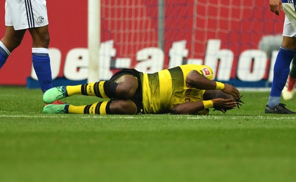 Batshuayi sustained the injury against Schalke in April. AFP