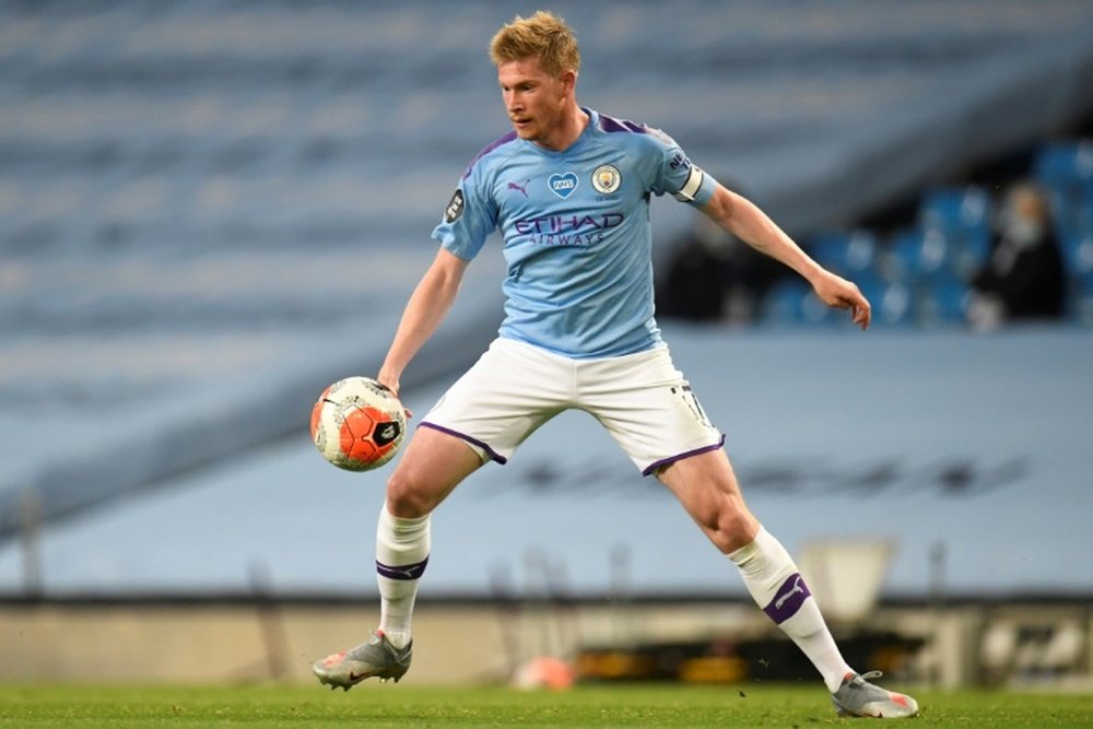 De Bruyne, listo para volver. AFP