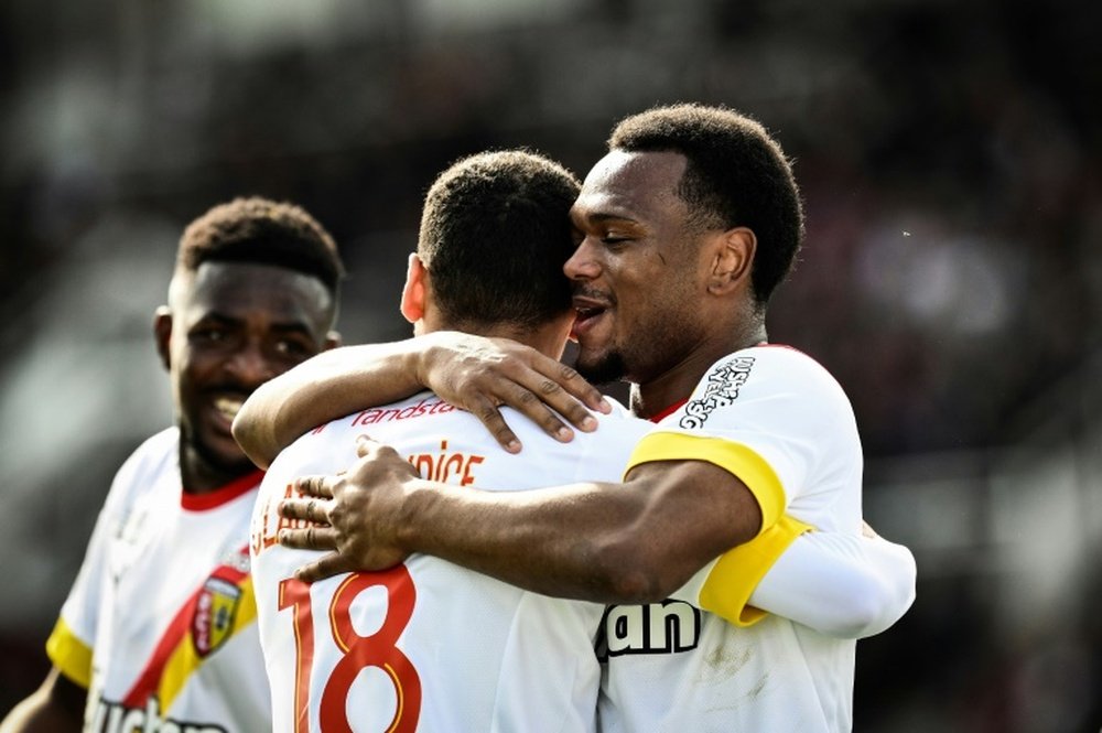 Lois Openda inscrit le triplé le plus rapide de l’histoire de Ligue 1. afp