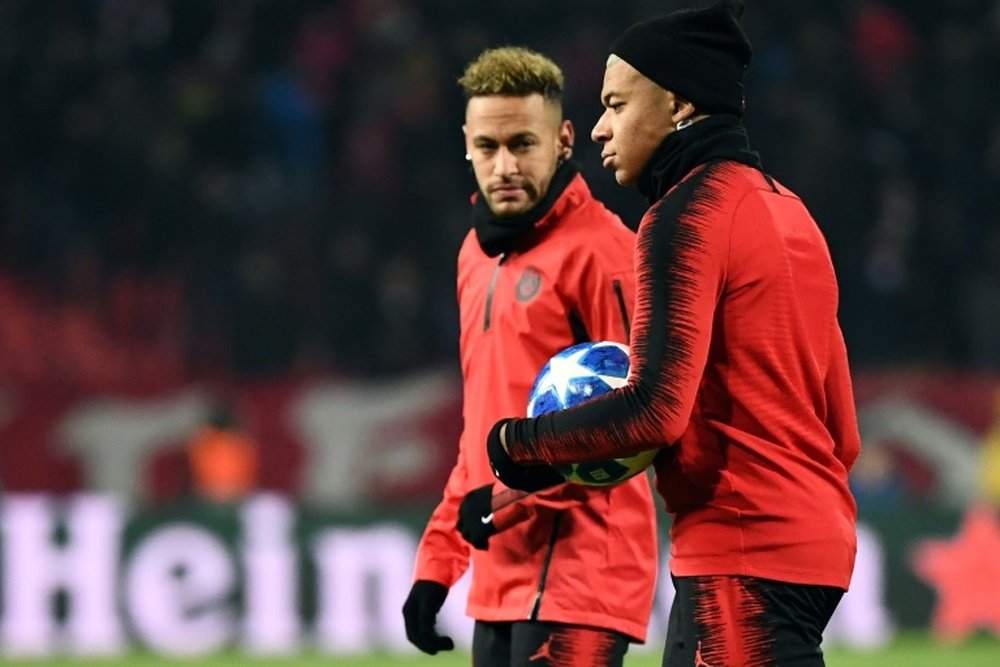 Mbappé may miss the match. AFP
