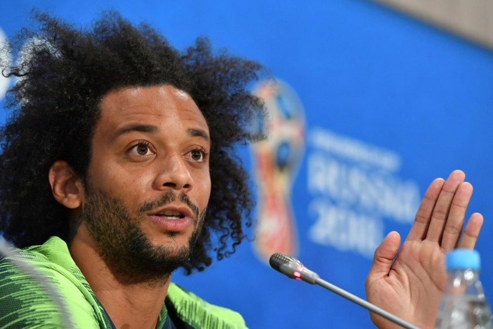 Marcelo will wear the captain's armband against Switzerland. AFP