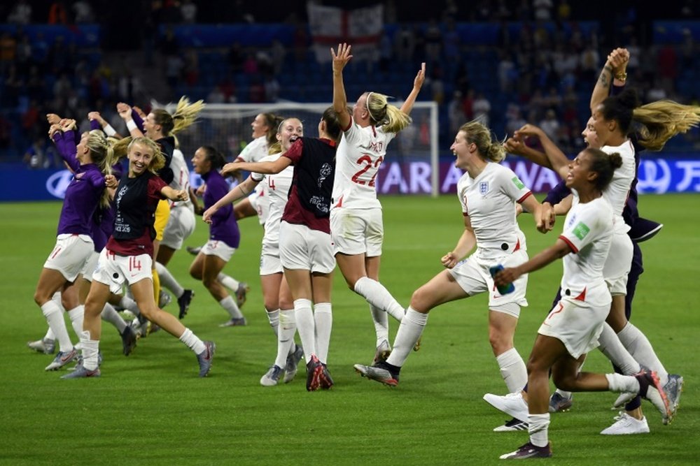 England eased past Norway to reach another Women's World Cup semi-final. AFP