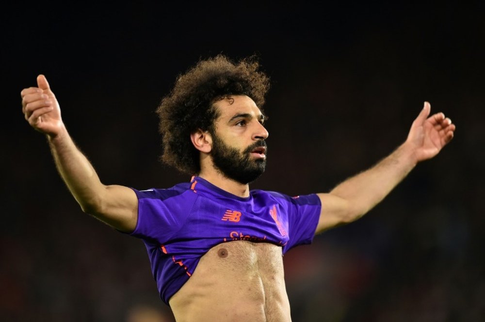 El Liverpool de Salah, noticia del día. AFP