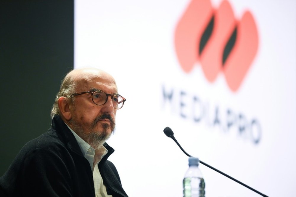 Roures preside Mediapro, que ostenta los derechos televisivos de LaLiga. AFP