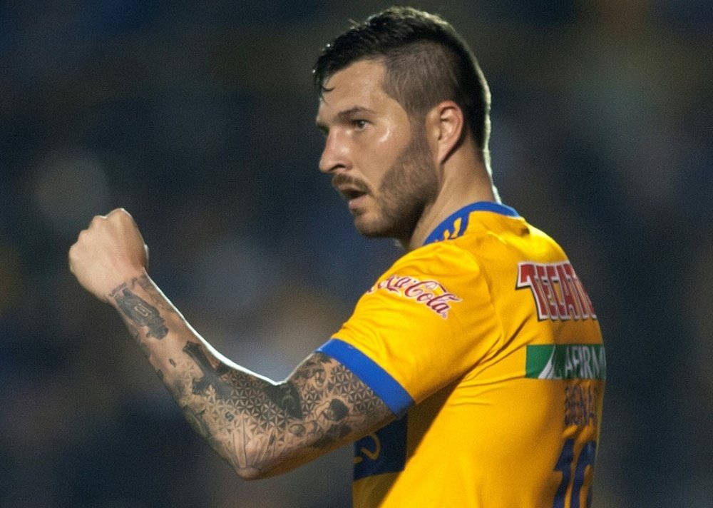 Gignac suma ocho goles en el Clausura Mexicano. AFP