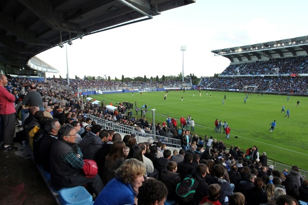 Le stade de Bastia à Furiani, avant le match contre Metz. AFP