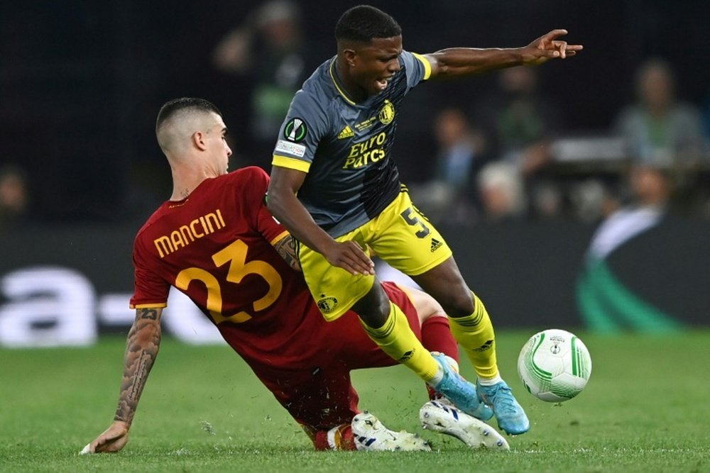 Le probabili formazioni di Feyenoord-Roma. AFP