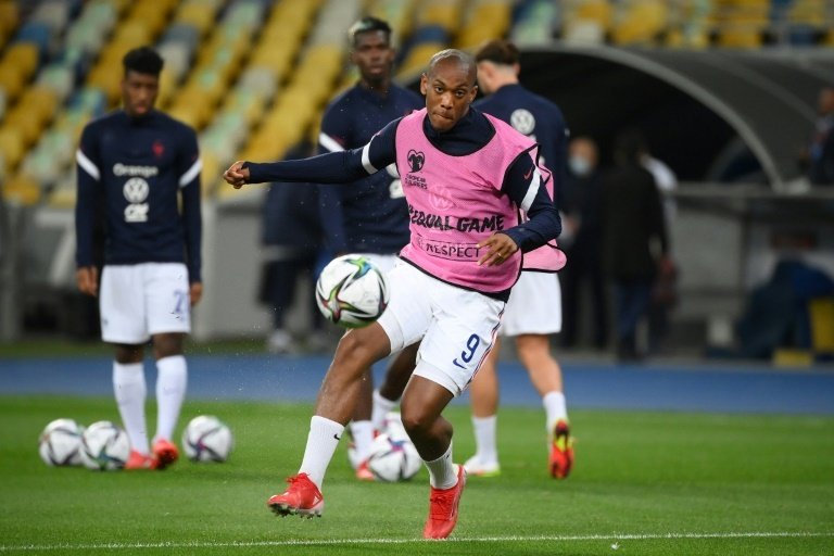 Anthony Martial set to leave Manchester United in January. AFP