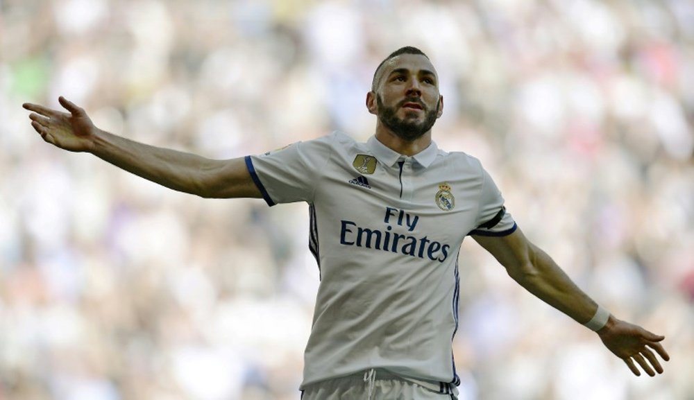 Benzema est à présent le 7ème meilleur buteur du Real Madrid. EFE