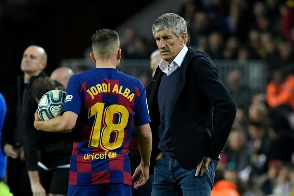 Jordi Alba se sent en pleine forme. AFP