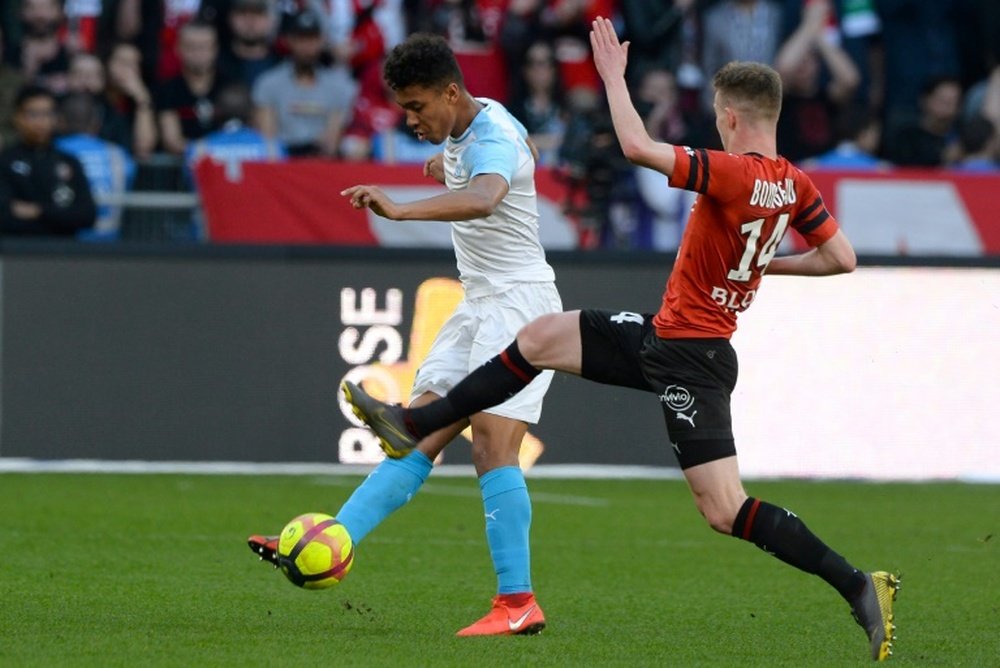 Les compos probables du match de Ligue 1 entre Rennes et Marseille. AFP
