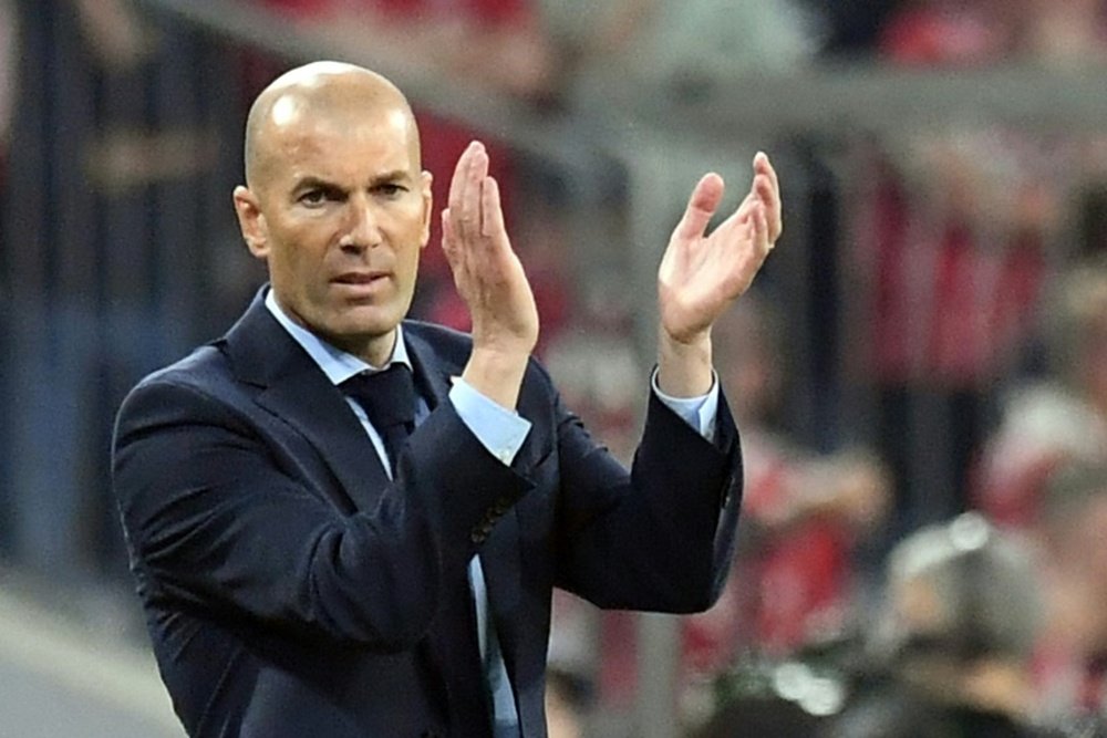 Zidane was happy with his players' attitude. AFP