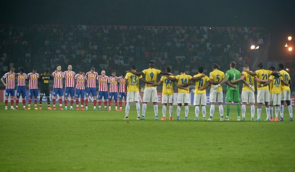 The Indian Super League final will take place behind closed doors. AFP
