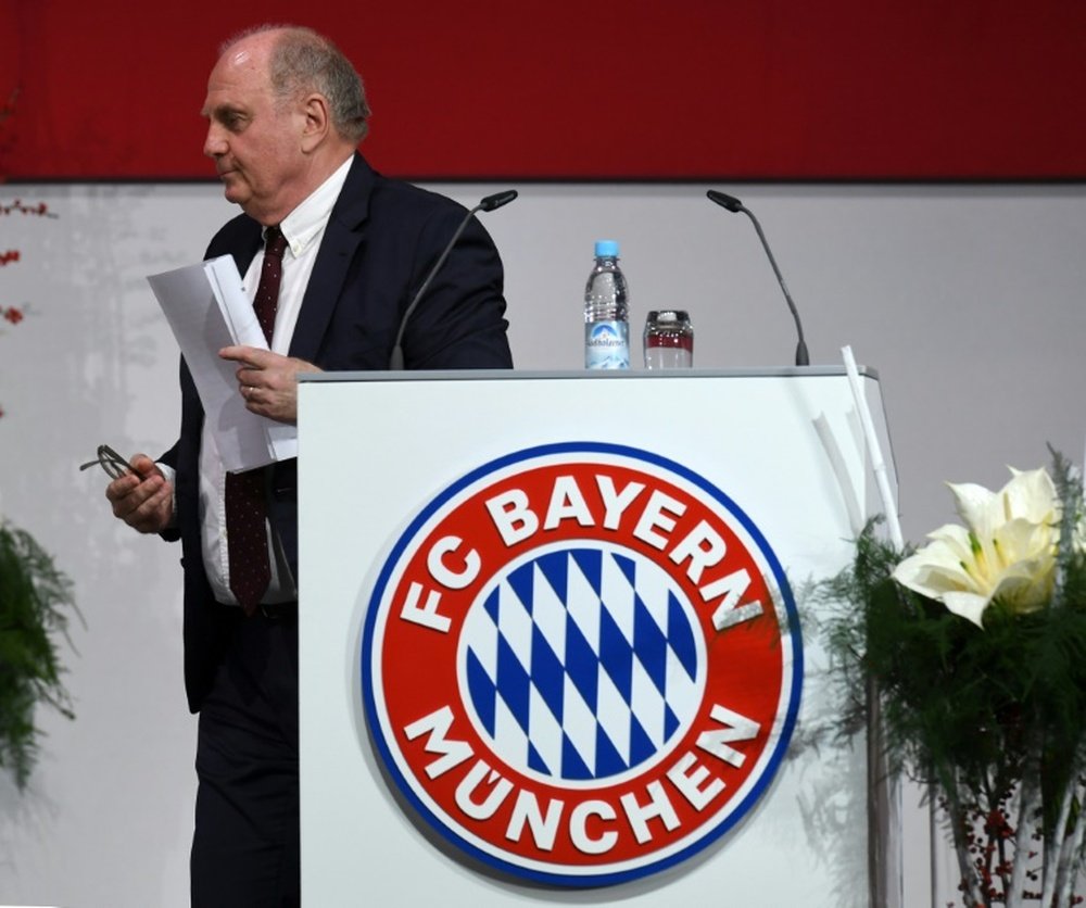 Bayern de Munique se despede de Uli Hoeness. AFP