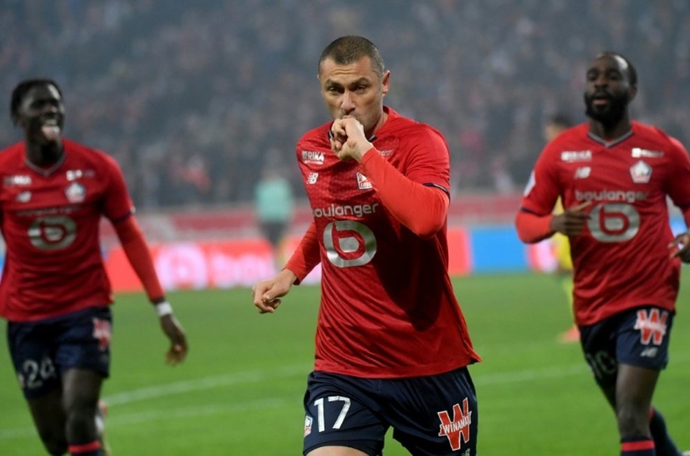 El Lille acumula seis partidos sin ganar en la Ligue 1. AFP