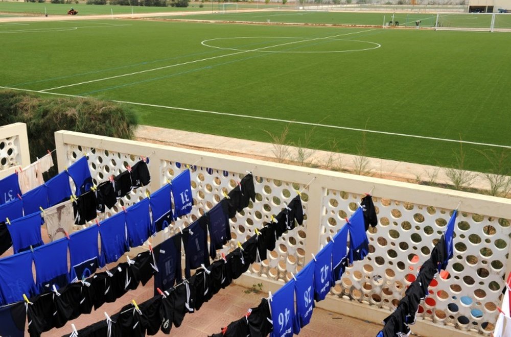 L'académie de football des Diambars à Saly au Sénégal, le 16 novembre 2013. AFP