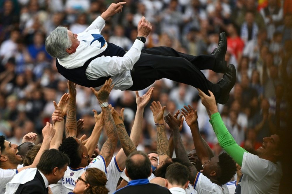Ancelotti lo ha ganado todo con el Madrid. AFP