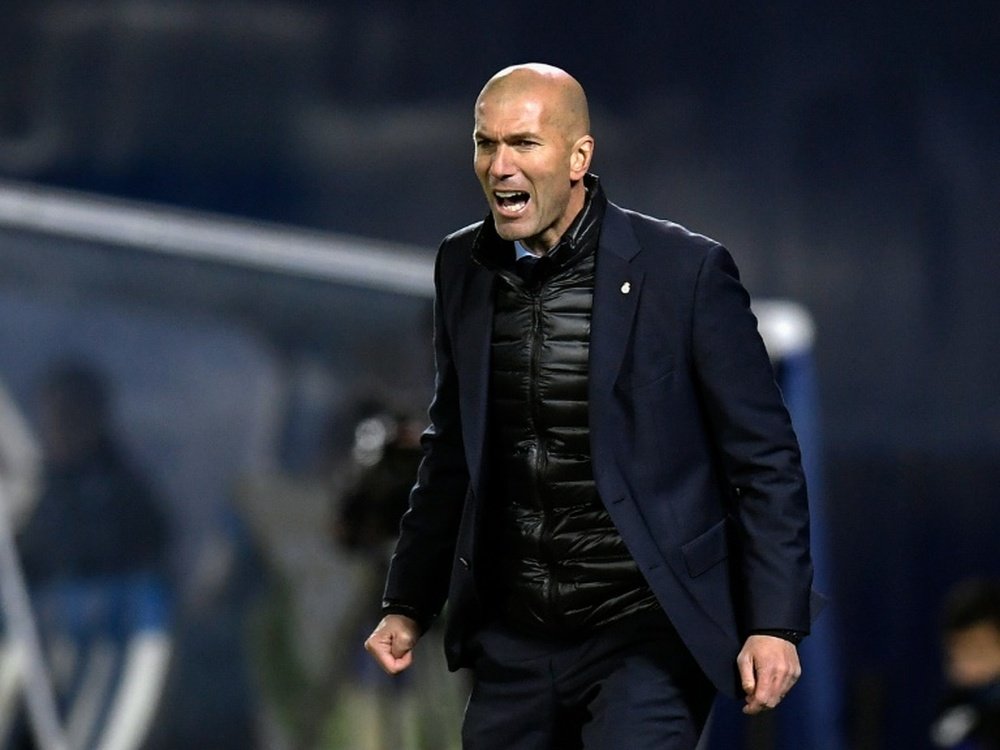 Zidane souhaite que l'équipe réitére les mêmes résultats que la saison dernière après la trêve. AFP