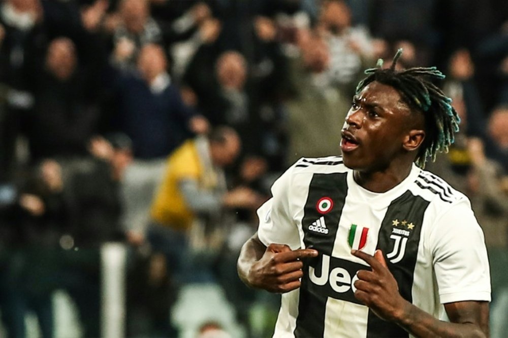 Kean podría renovar con la Juventus hasta 2024. AFP