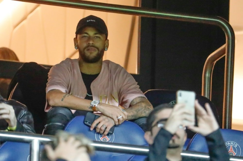 Another game out of action for Neymar. AFP