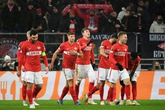 El Spartak de Moscú baila con el descenso. AFP
