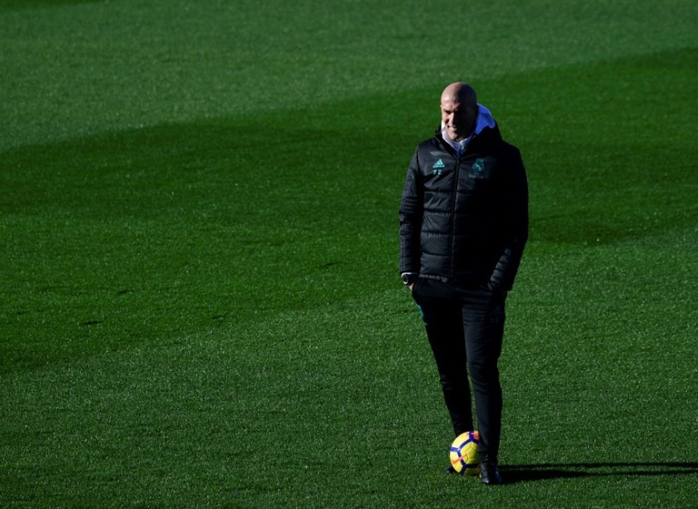 Zidane en a marre. AFP