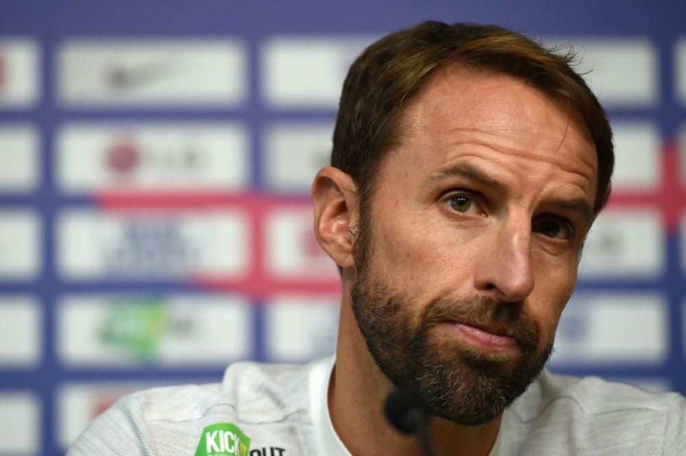 Southgate included James Maddison, Mason Mount and Jadon Sancho in his latest squad. AFP