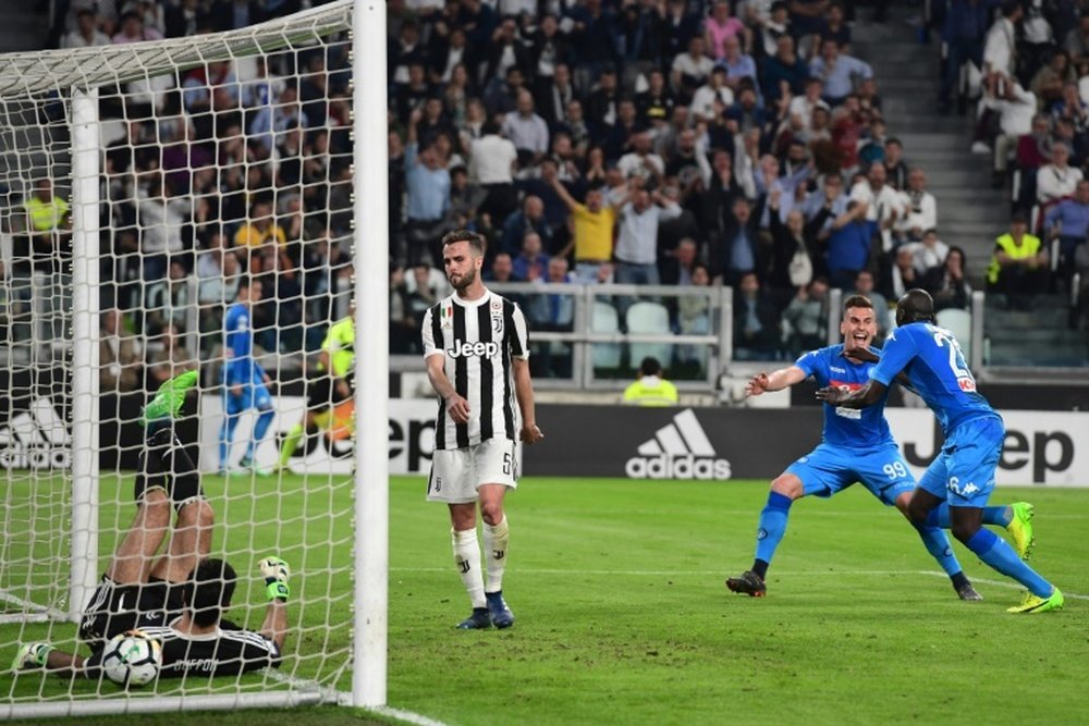 La Juventus tiene peor calendario que el Nápoles. AFP