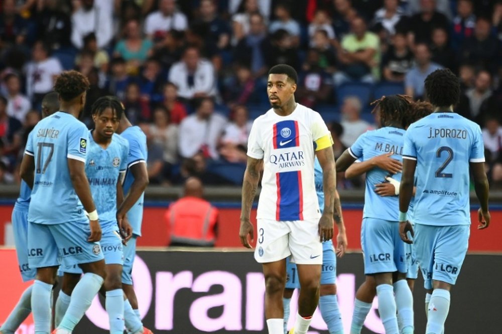 Kimpembe forfait face à la Juve. afp