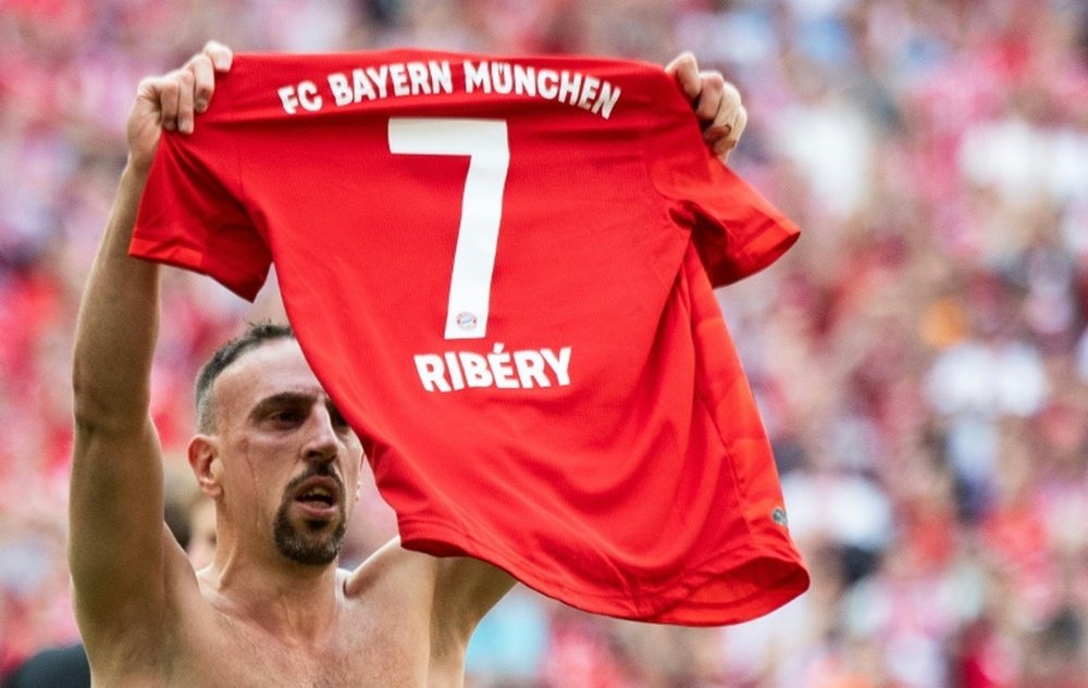 Ribery explains his goodbye from football. AFP