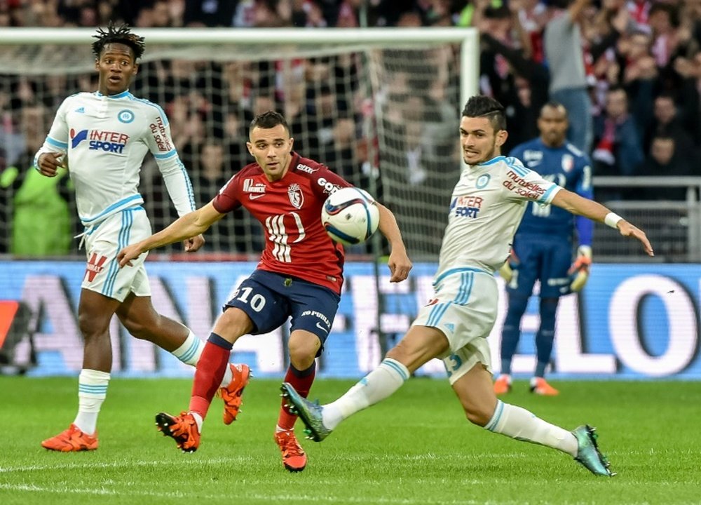 Lille y Olympique medirán sus fuerzas en uno de los partidos adelantados al viernes. AFP