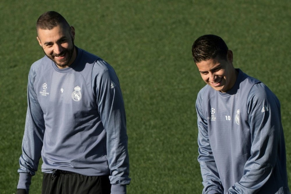 Benzema quiere seguir haciendo historia con el Madrid. AFP