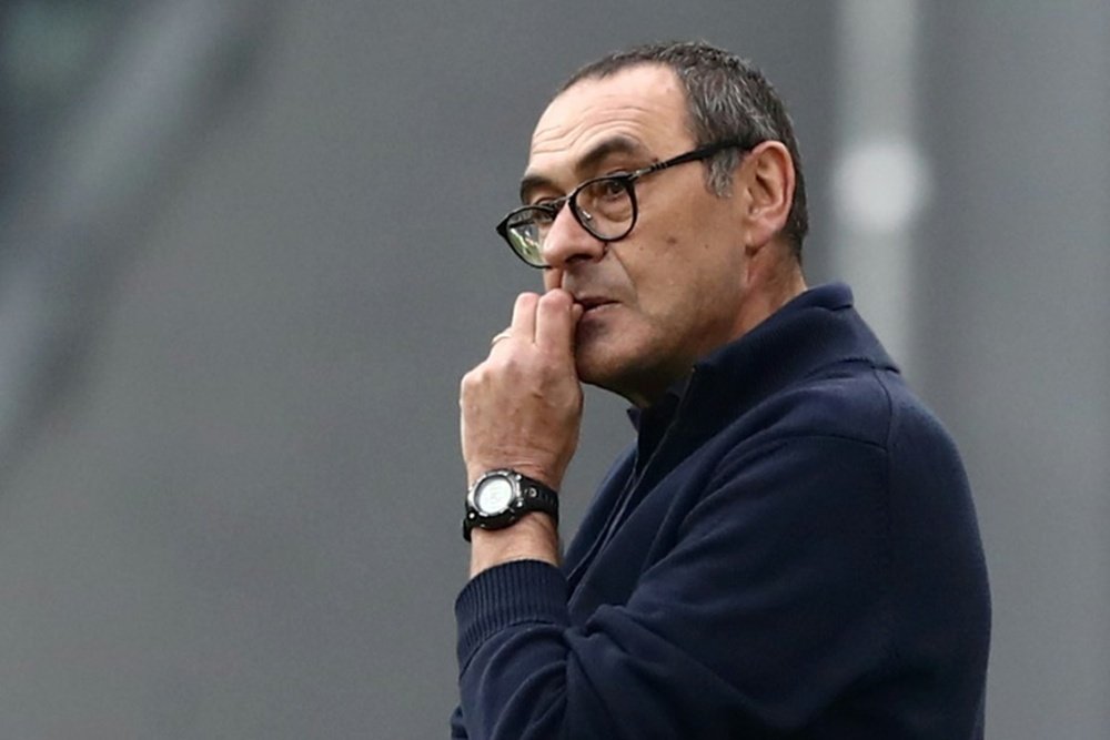 Sarri looks like he will get another year at Juventus. AFP