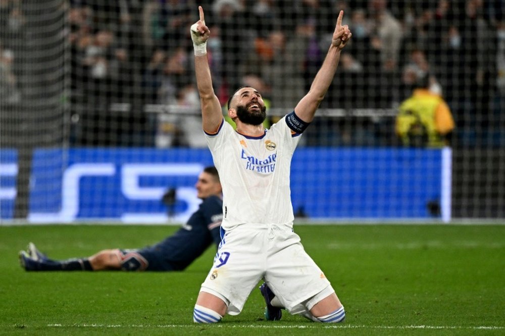 Benzema podría ser entrenador tras su retirada. AFP