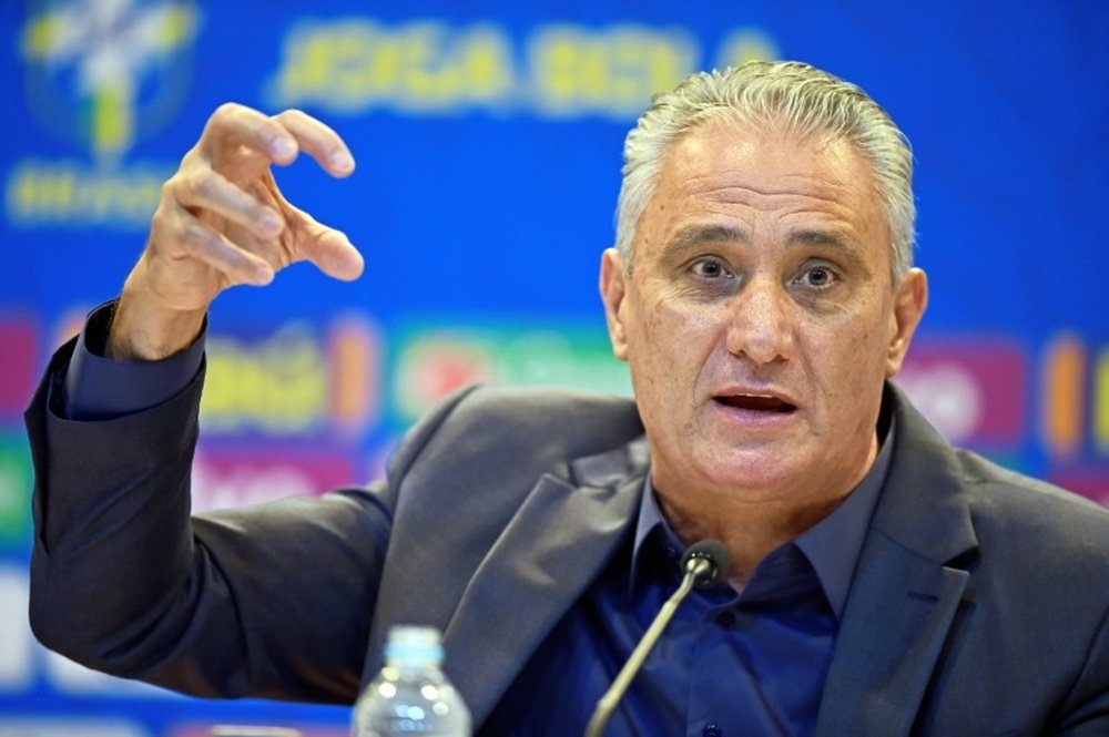 El seleccionador brasileño recibió duras críticas tras el partido. AFP