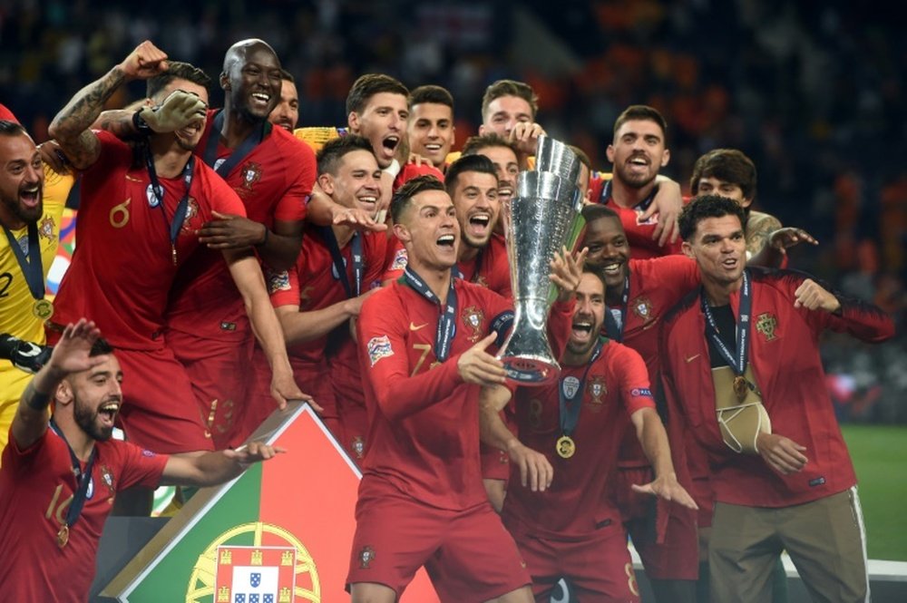Portugal will continue to play in League A for the 2021 edition of the Nations League. AFP