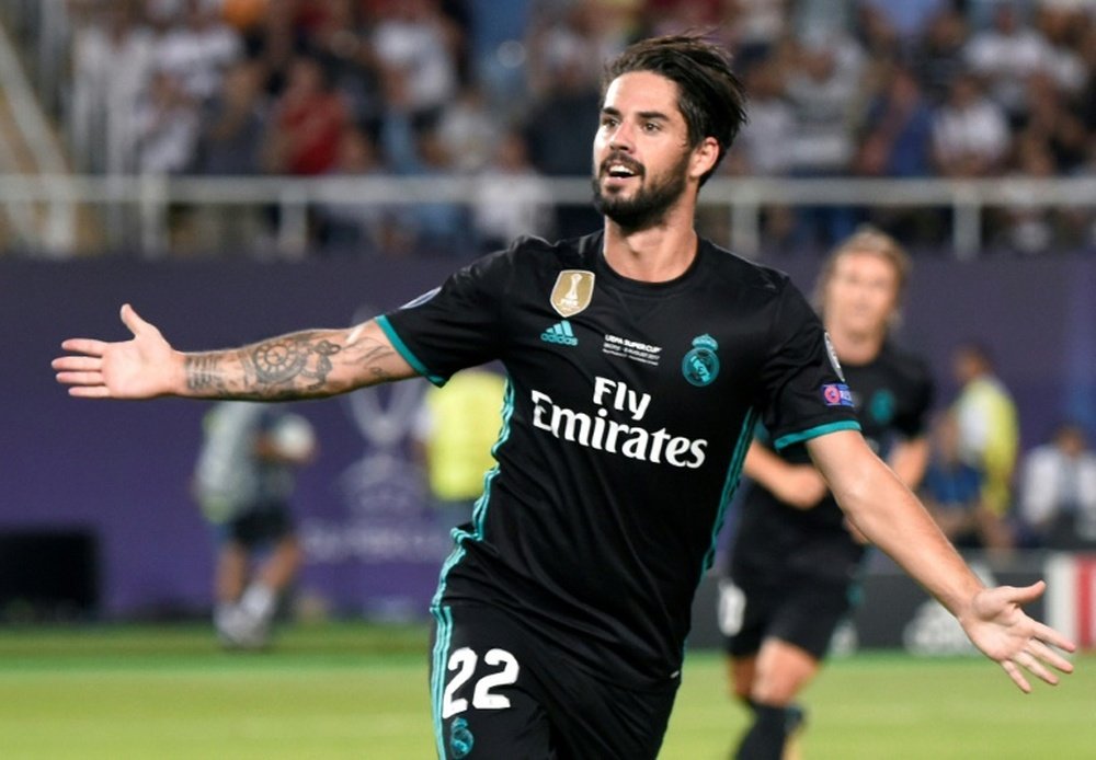 Isco shines for Madrid when given the chance. AFP