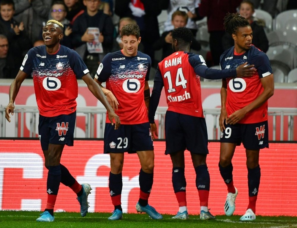 Les compos probables du match de Ligue 1 entre Lille et Bordeaux. AFP