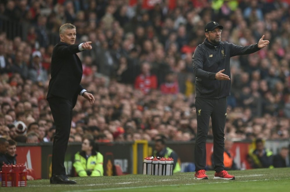 Solskjaer respondeu as palavras de Klopp. AFP