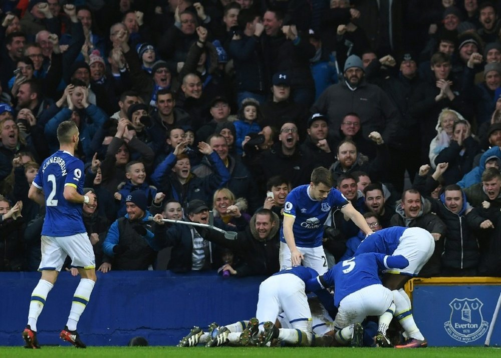 Everton cruised to victory at Goodison Park. AFP