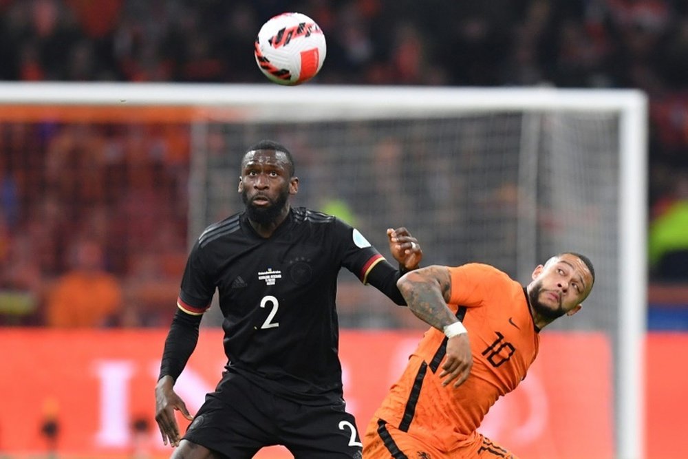 Neymar said that Rudiger is one of the best players he has faced. AFP