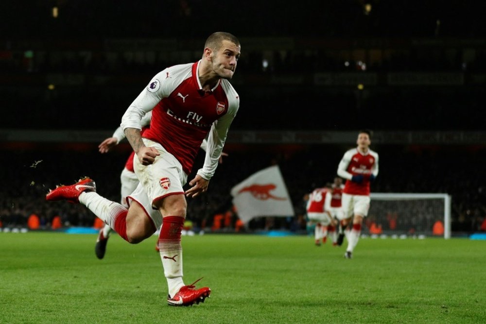 El centrocampista del Arsenal vuelve a brillar a buen nivel en la Premier. AFP