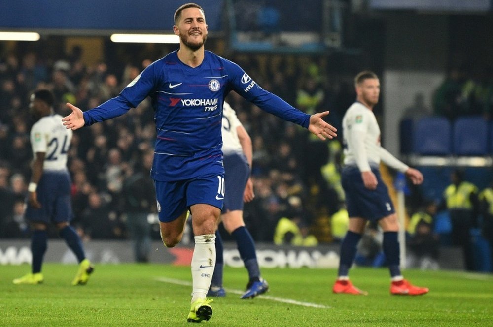 Hazard joined Chelsea in 2012. AFP
