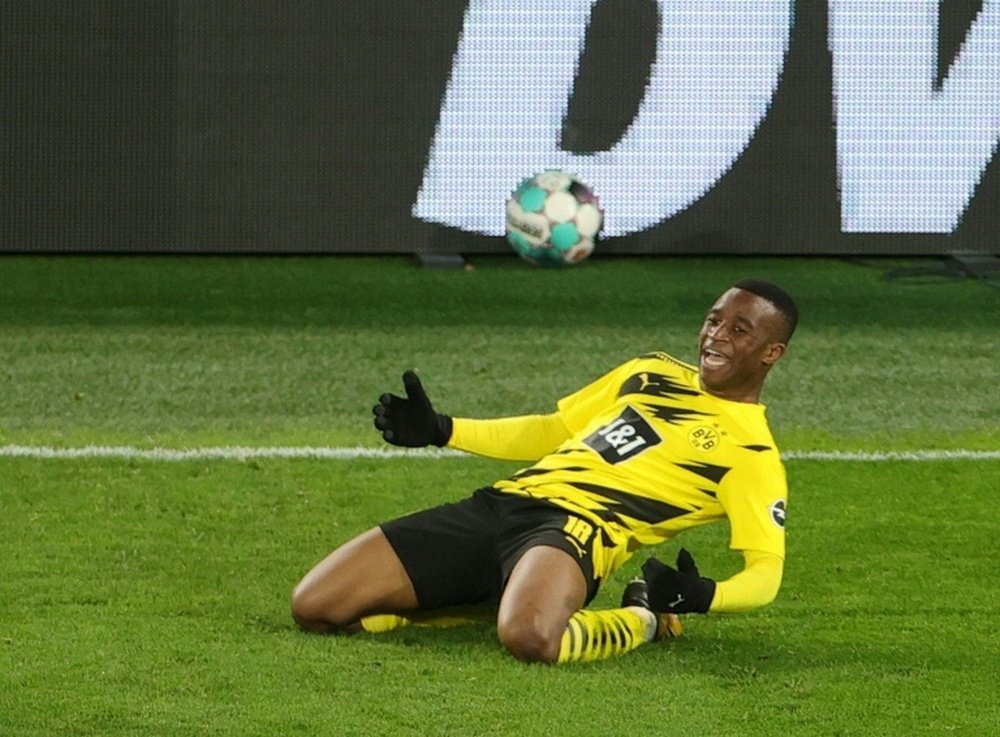 Youssoufa Moukoko à l'Euro U21 avec l'Allemagne. afp