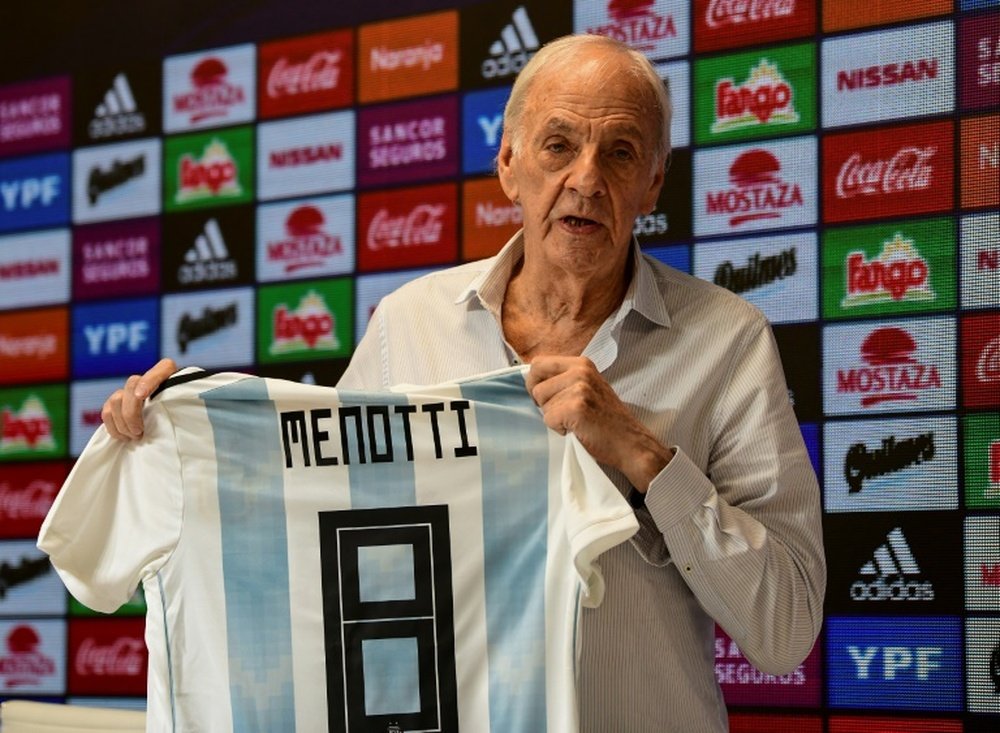 Menotti será velado en el predio de Ezeiza de la AFA. AFP