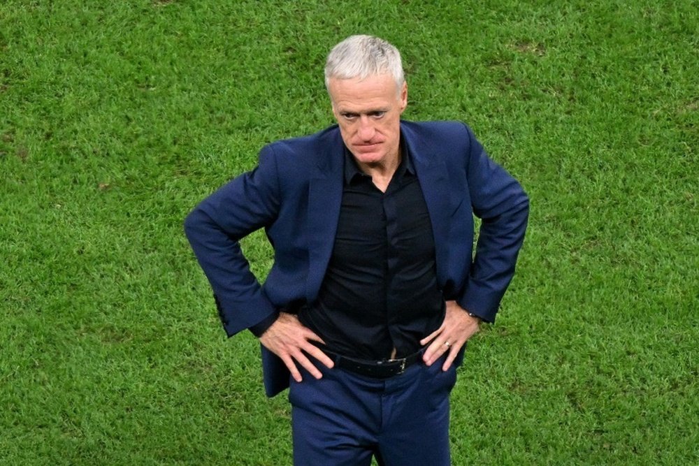 Didier Deschamps will make a decision on his future as France coach in January. AFP
