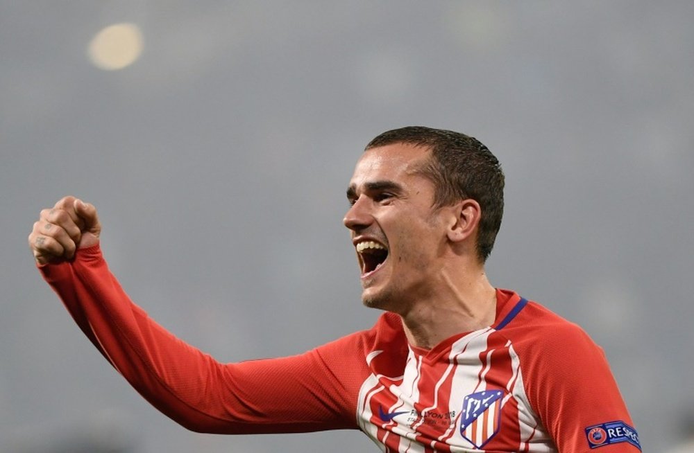 Griezmann was delighted with the victory. AFP
