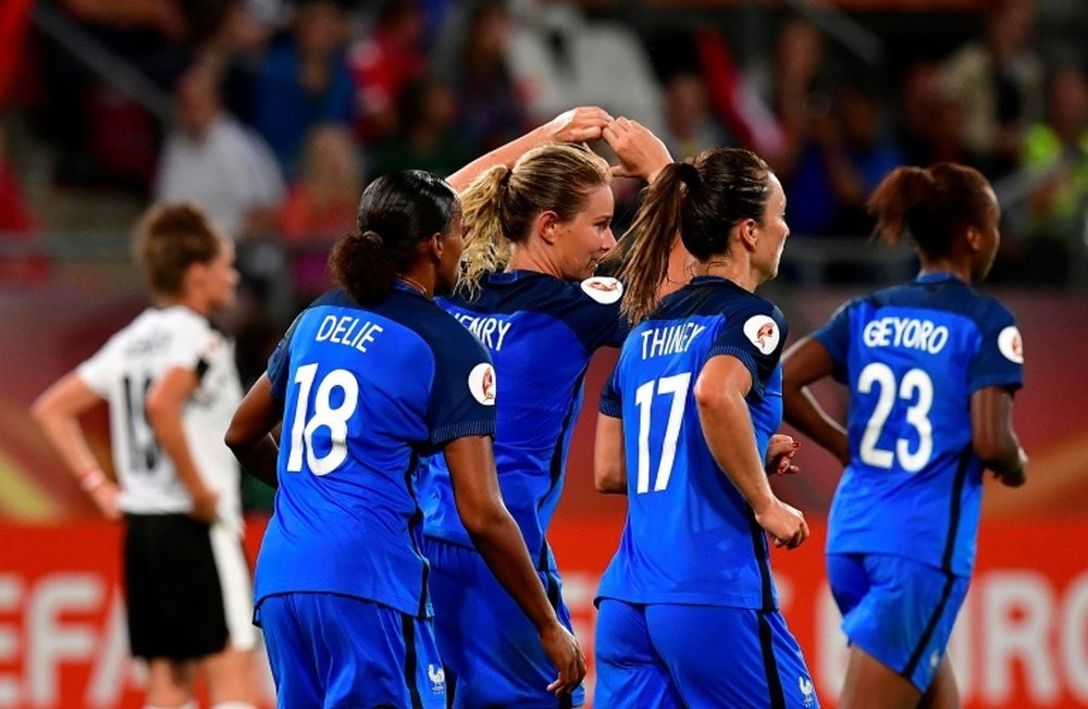 Francia empató contra Austria en la segunda jornada de la Eurocopa Femenina. AFP
