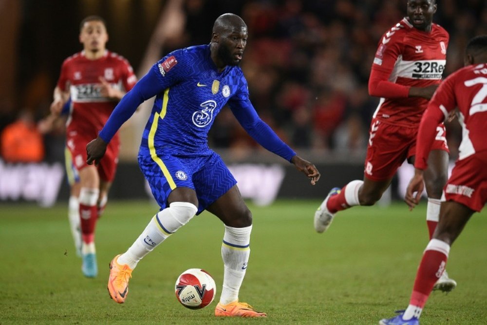 Tuchel confirmó los problemas de Lukaku. AFP